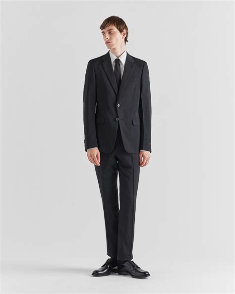 prada suit black